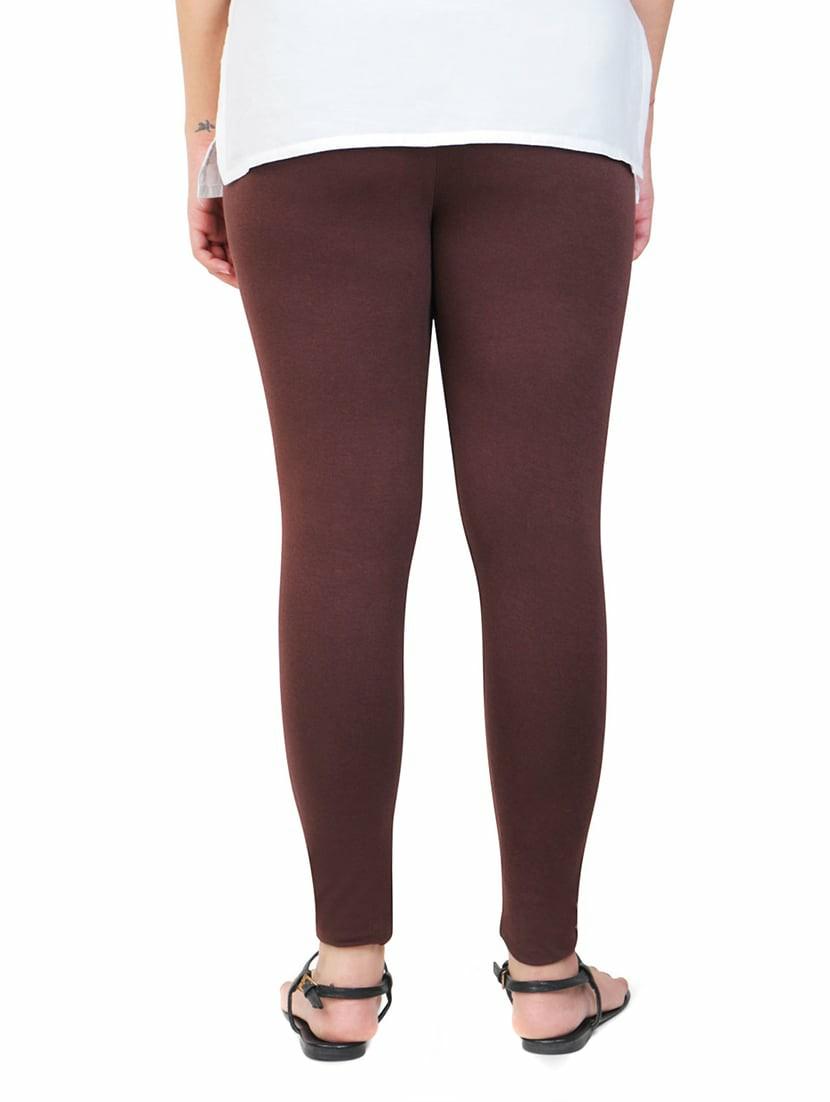 brown cotton leggings - 12911997 - Standard Image - 2