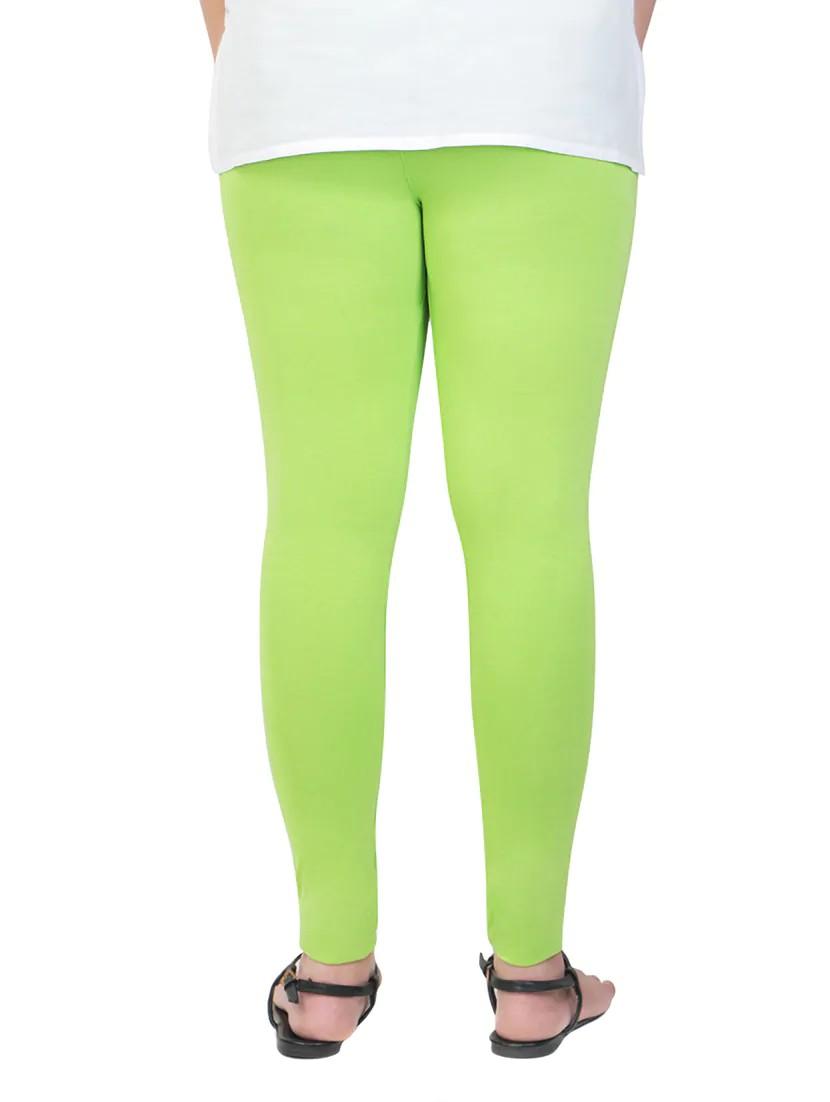 green cotton leggings - 12912000 - Standard Image - 2