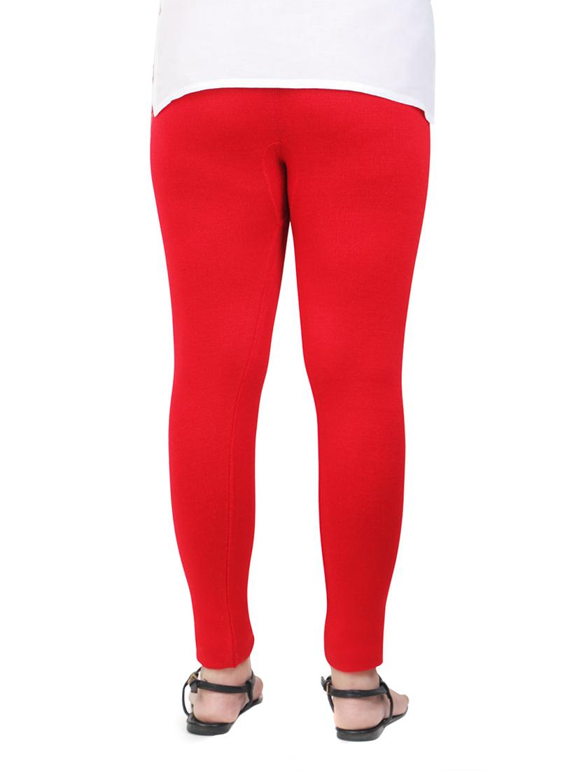 red woollen legging - 12918459 - Standard Image - 2