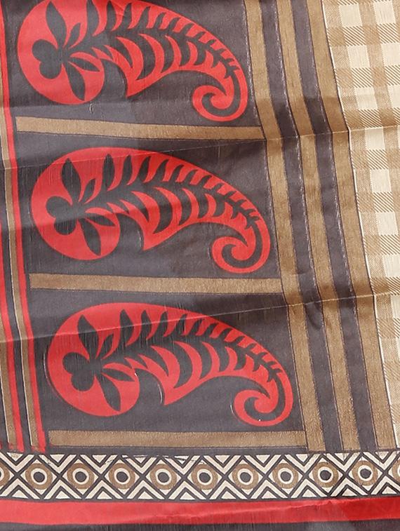 women's printed multi colored saree - 12926242 - Standard Image - 2