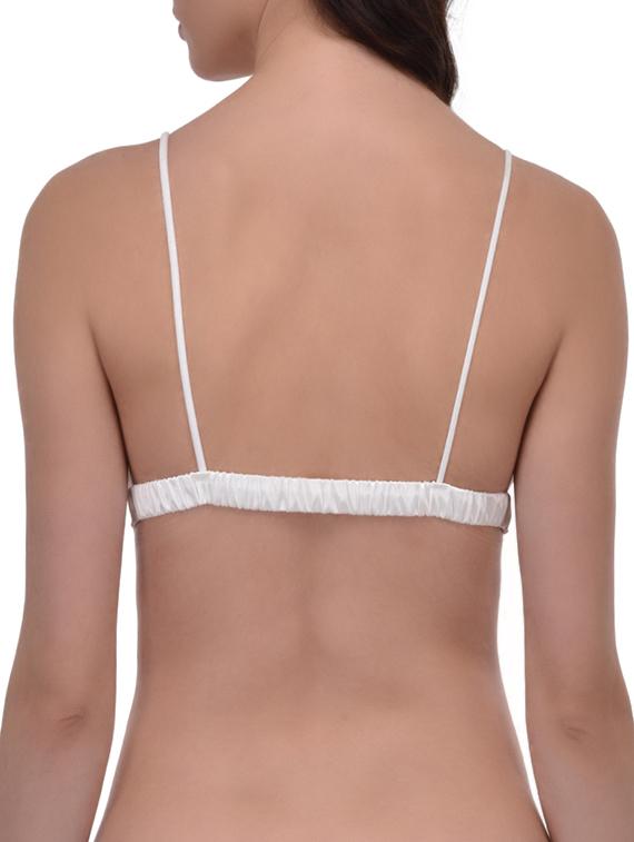 white satin bra - 12927349 - Standard Image - 2