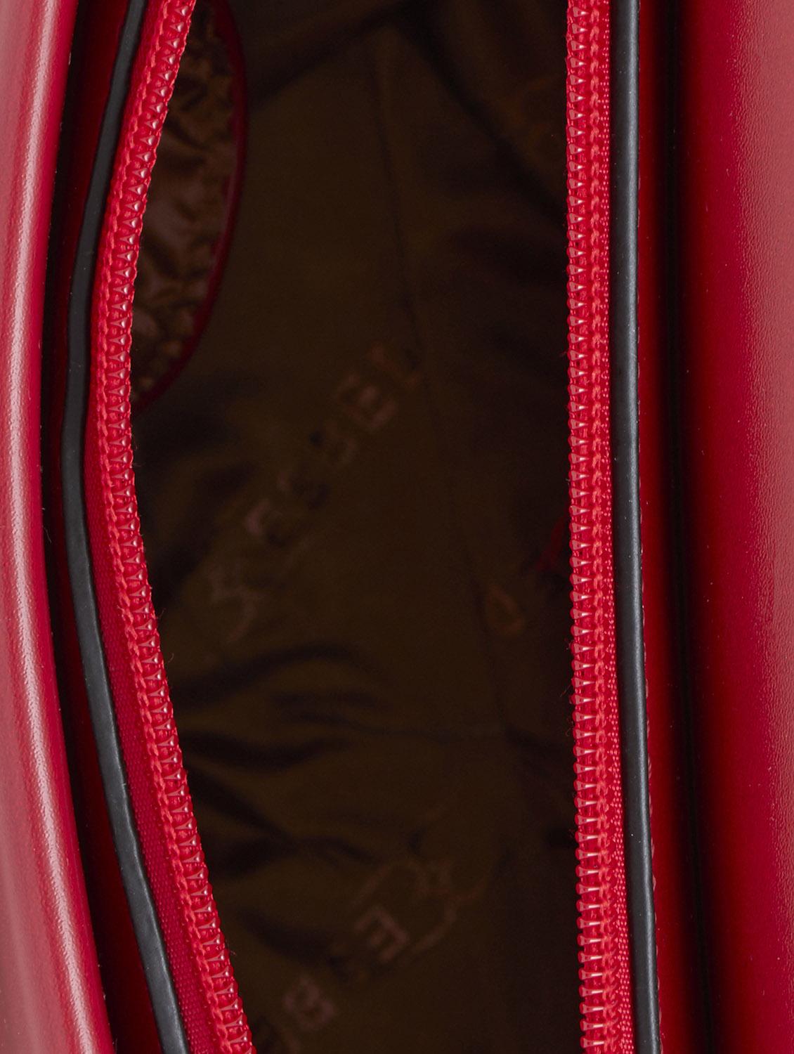 red synthetic leather sling bag - 12929460 - Standard Image - 2