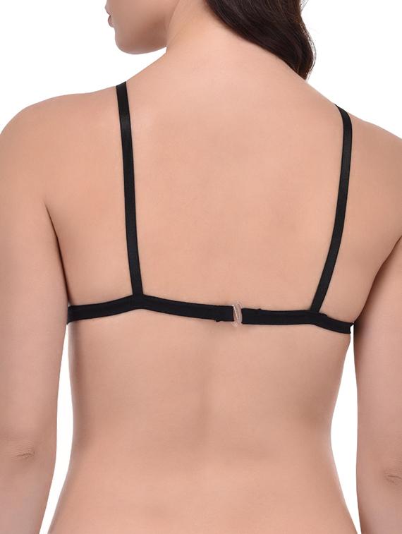 black lace lette bra - 12932092 - Standard Image - 2
