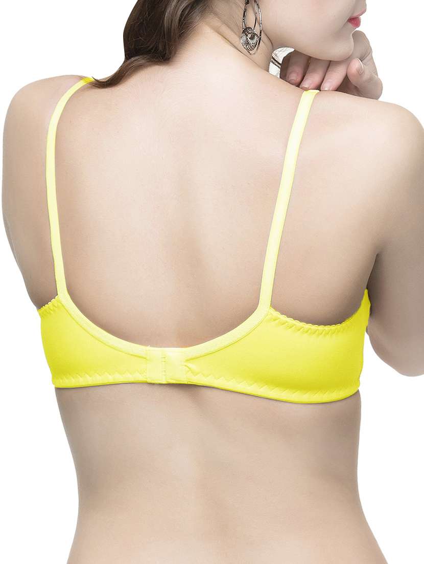 yellow hosery regular bra - 12932103 - Standard Image - 2