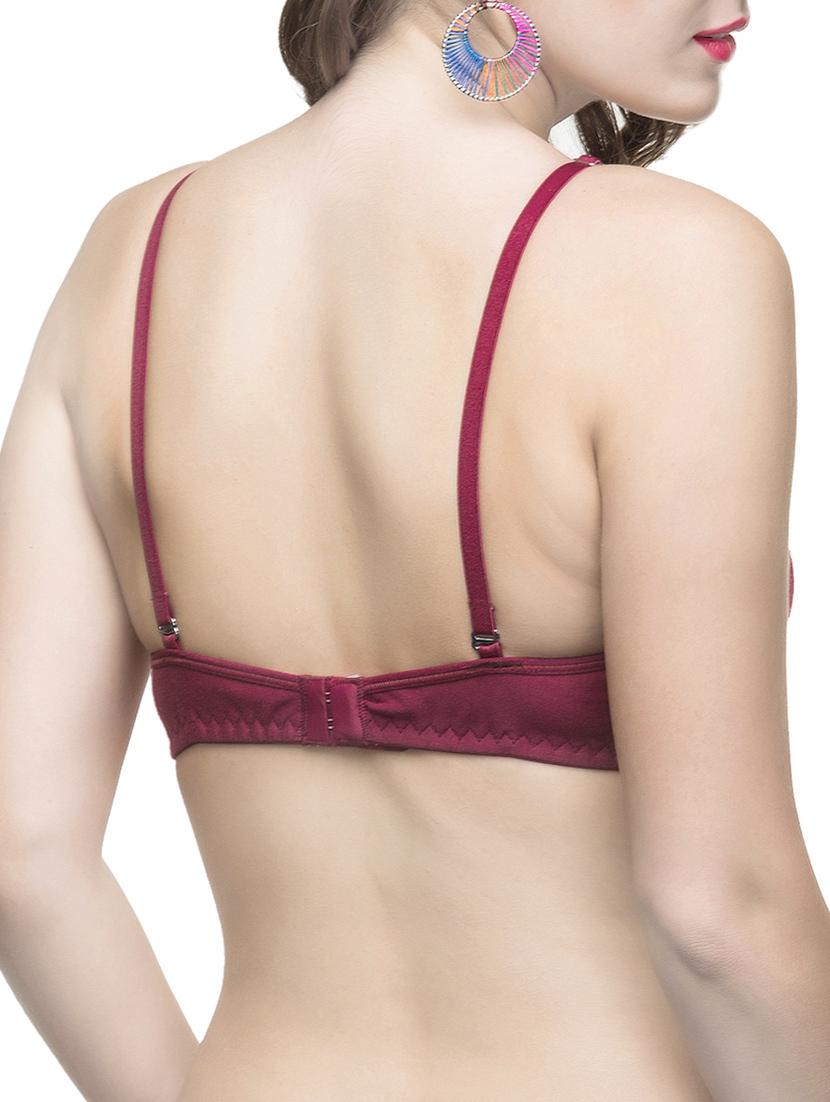 maroon hosery bra - 12932127 - Standard Image - 2