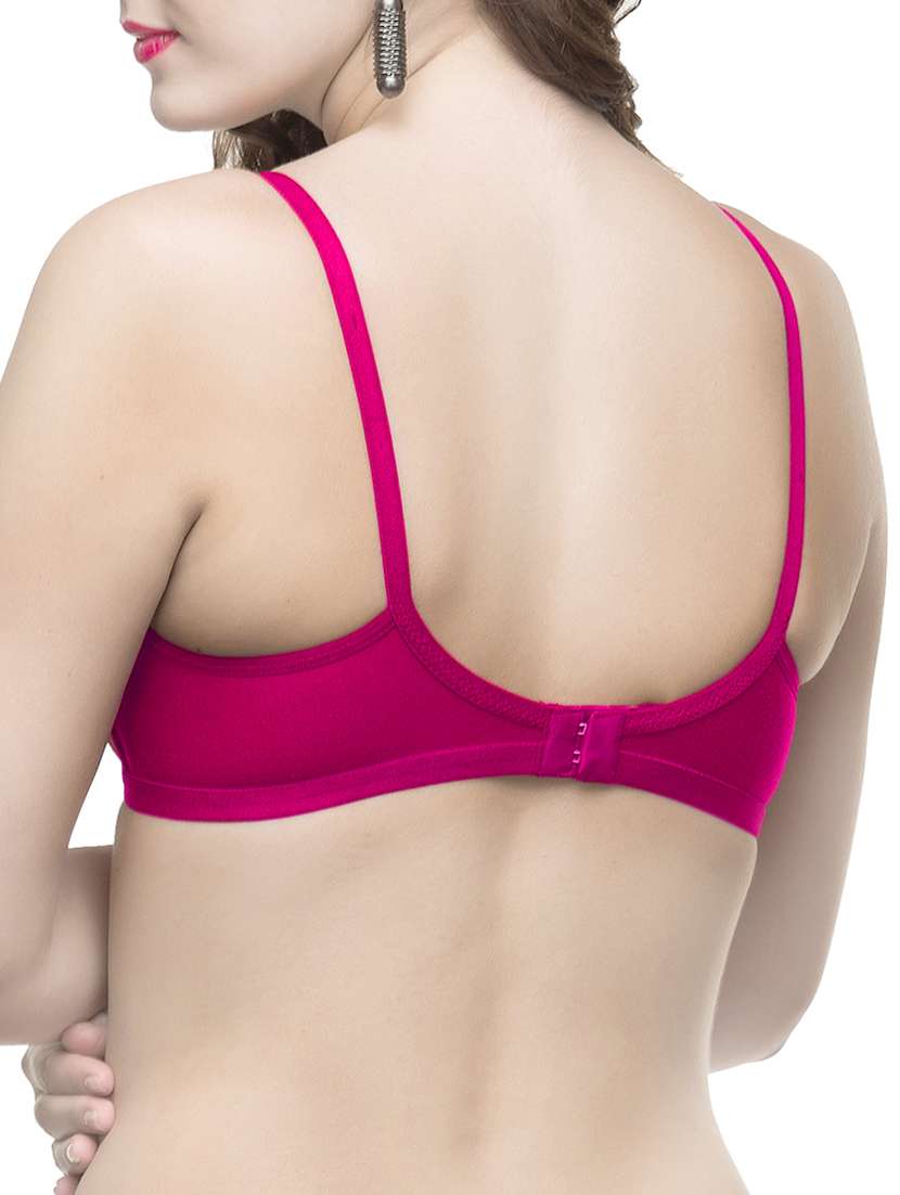 pink hosery tshirt bra - 12932144 - Standard Image - 2