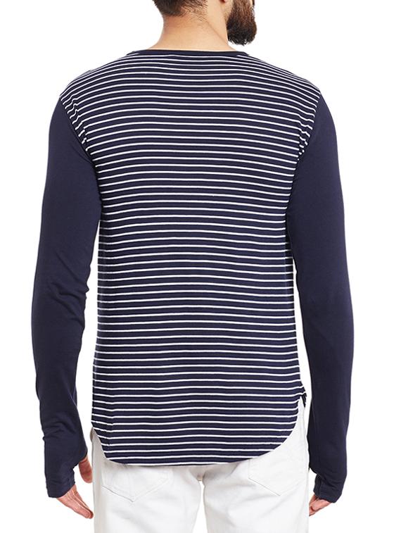 navy blue cotton pocket t-shirt - 12946357 - Standard Image - 2