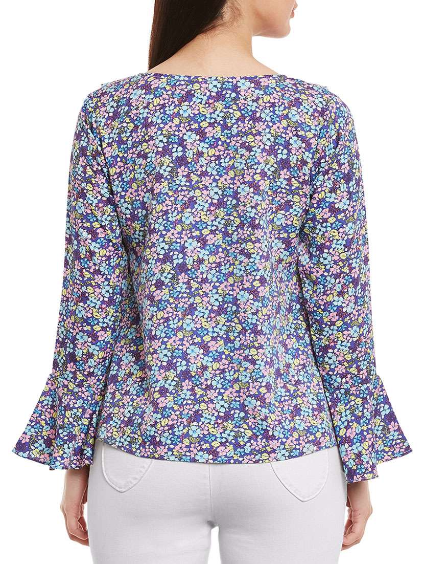 women's straight round neck top - 12947618 -  Standard Image - 2