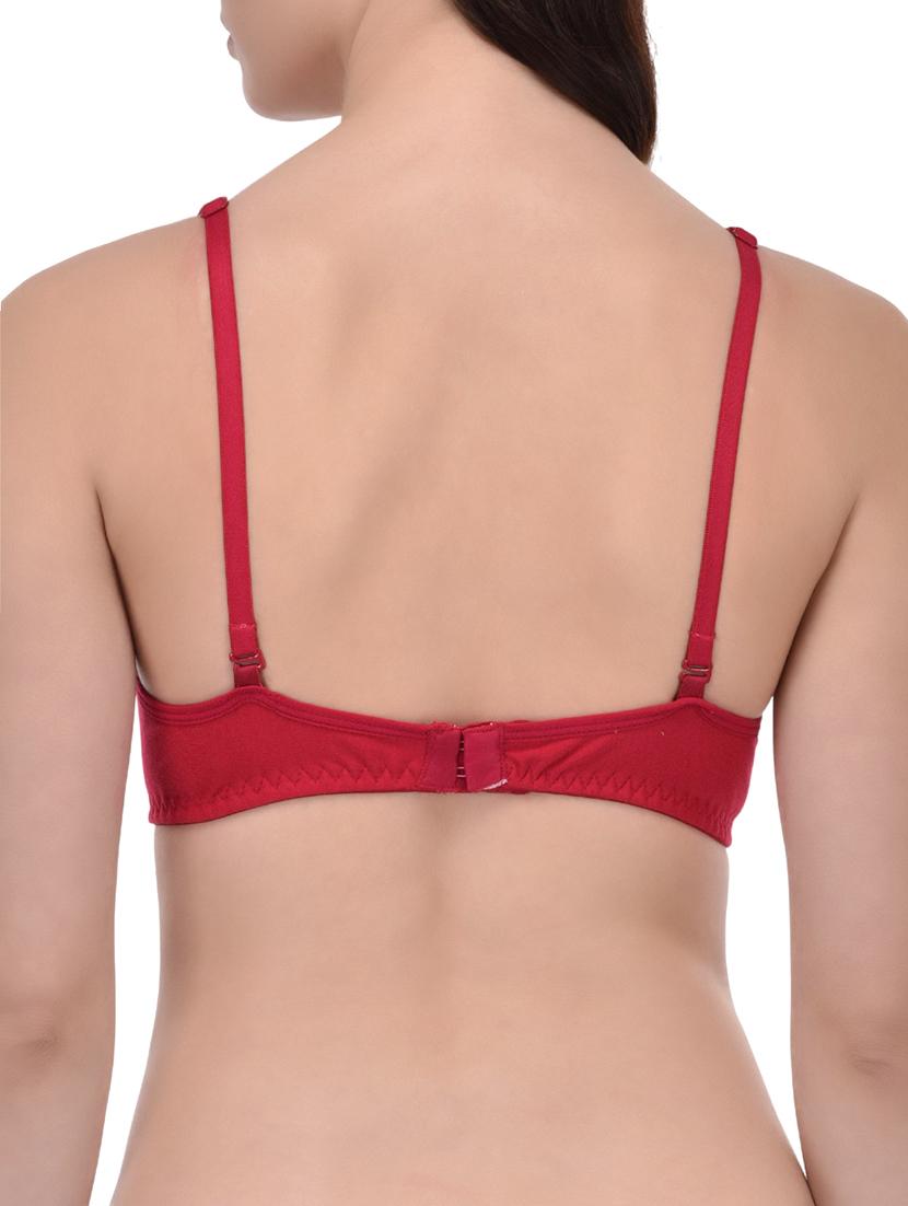 red cotton t-shirt bra - 12948662 - Standard Image - 2
