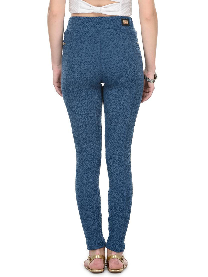 blue cotton jeggings - 12954102 - Standard Image - 2