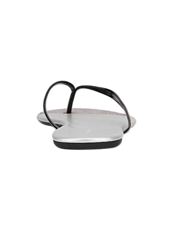 black pu toe separator sandals - 12960492 - Standard Image - 2