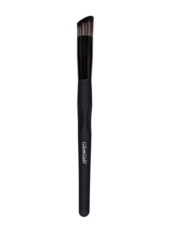 glamgals black flat angled contouring brush (pack of 1)