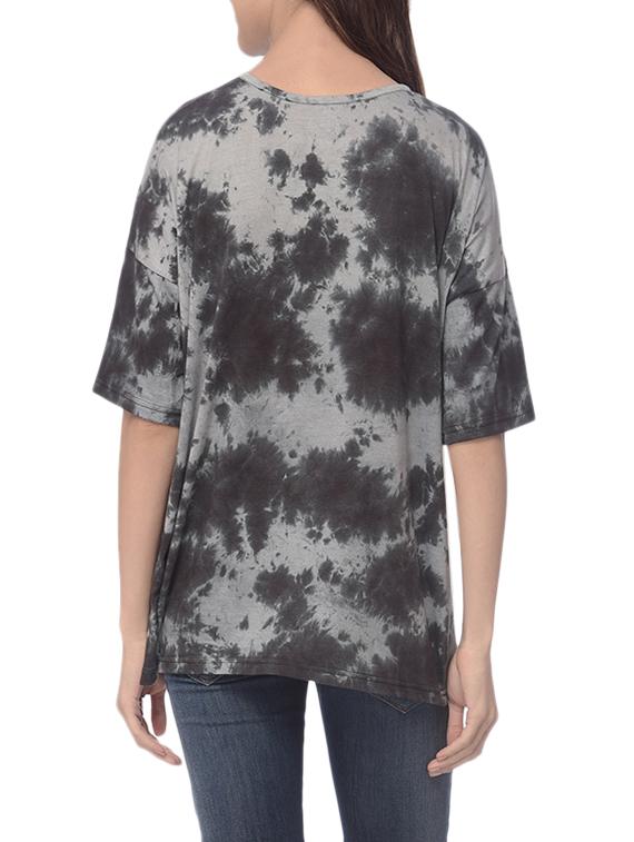 grey printed cotton top - 12965531 - Standard Image - 2