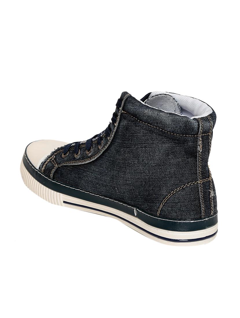 black denim lace up sneaker - 12969732 - Standard Image - 2