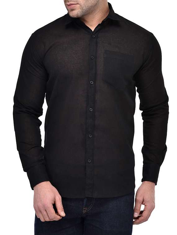 mens melange casual shirt