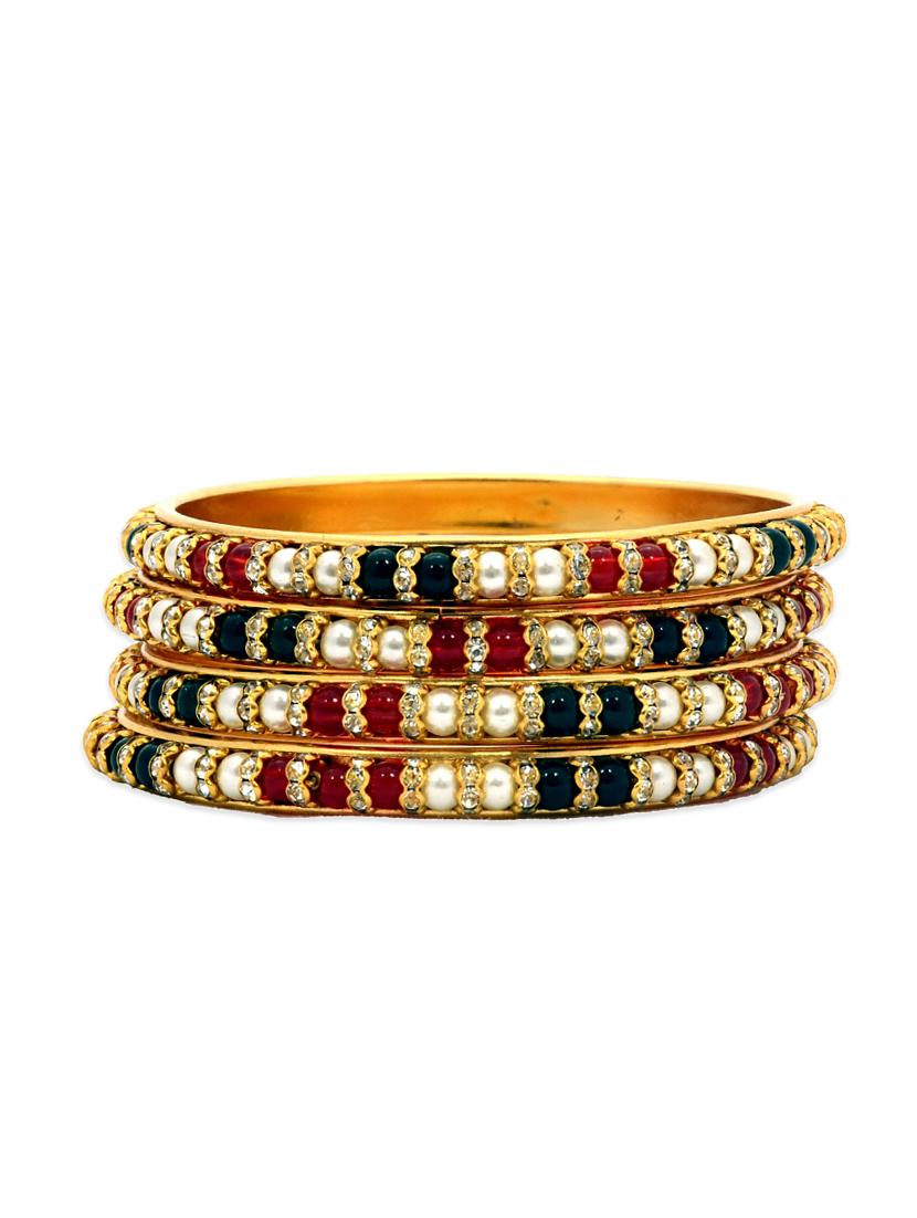 multi colored metal bangle