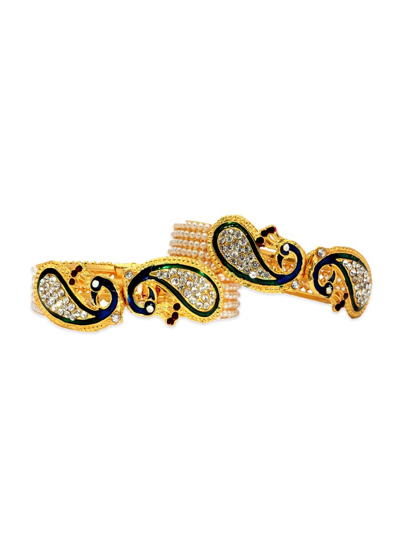 multi colored metal bangle