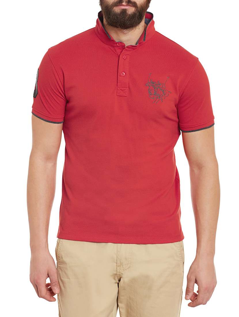 red cotton t-shirt
