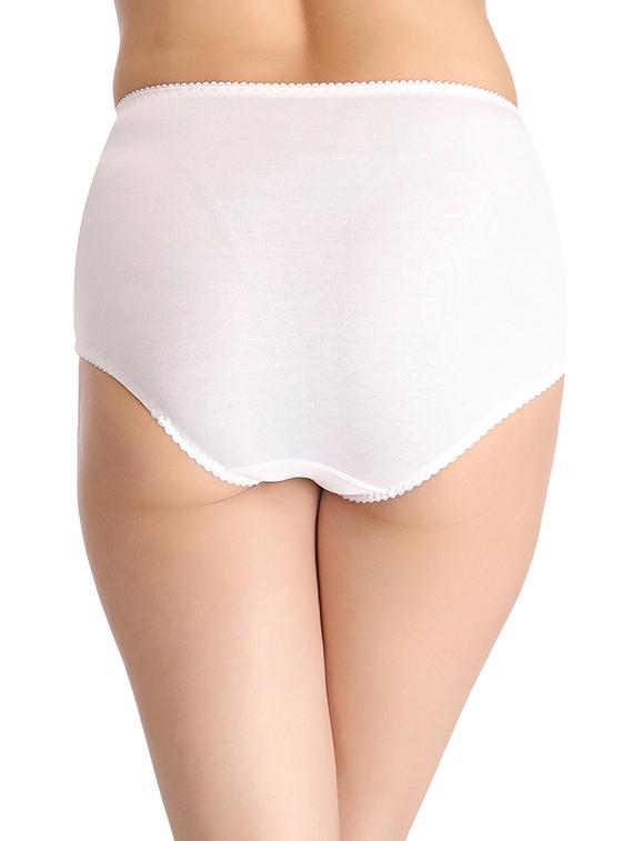 white cotton hipster panty - 12975069 - Standard Image - 2