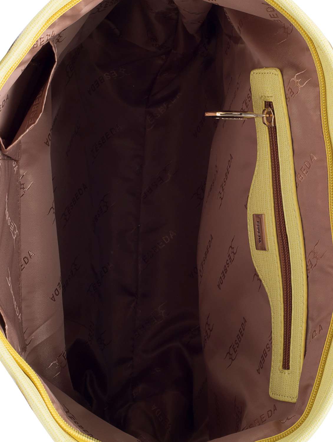 yellow synthetic leather tote - 12979986 -  Standard Image - 2