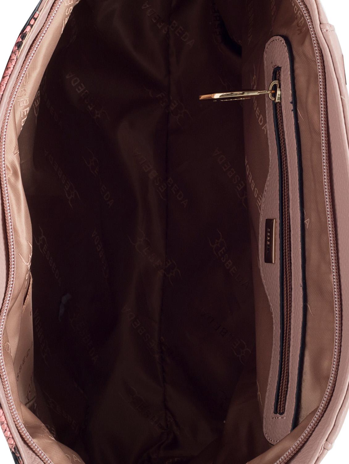 pink synthetic leather tote - 12979988 - Standard Image - 2