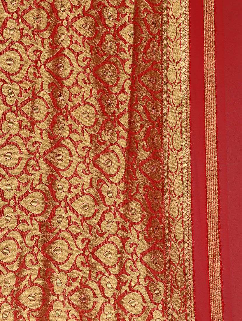 beige chiffon woven saree - 12985313 -  Standard Image - 2