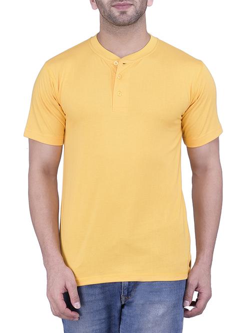yellow cotton tshirt - 12989291 -  Standard Image - 0