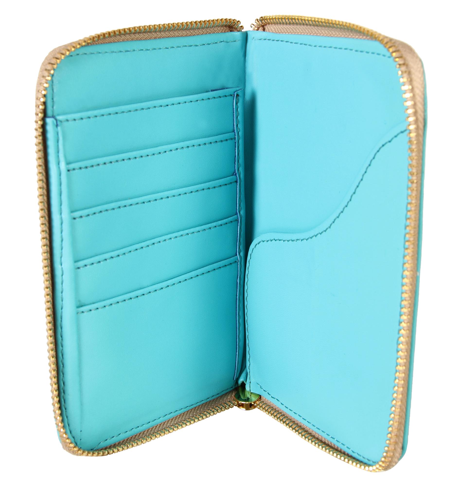 blue leatherette wallet - 12996863 - Standard Image - 2