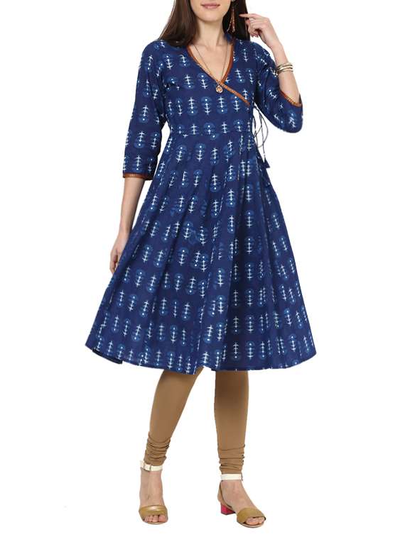 indigo cotton  kurta