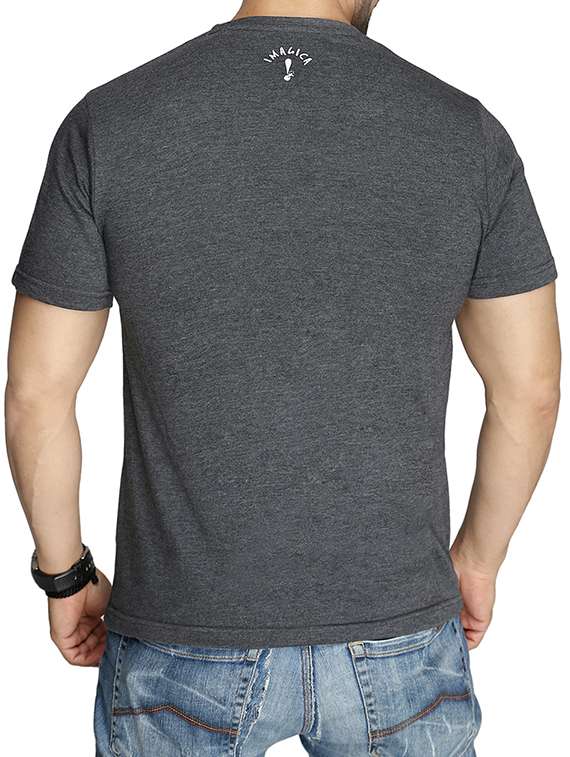 grey cotton printed t-shirt - 13004330 -  Standard Image - 2