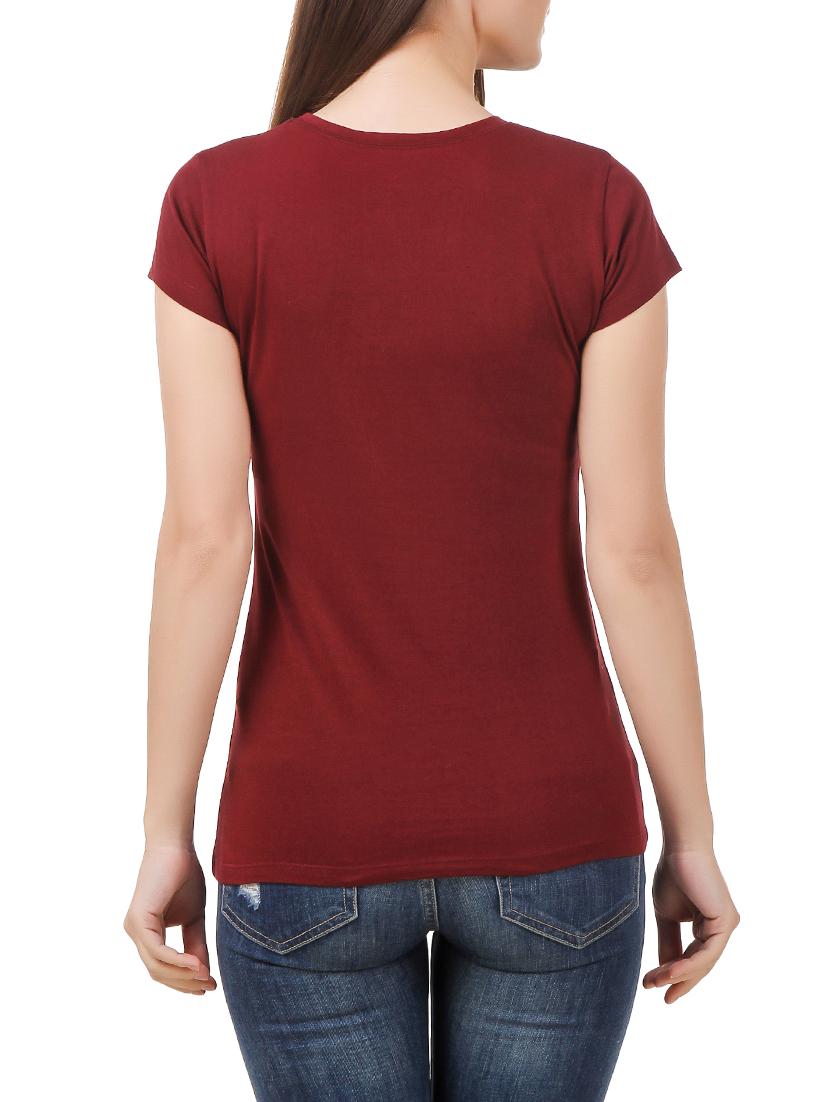round neck solid tee - 13005754 - Standard Image - 2