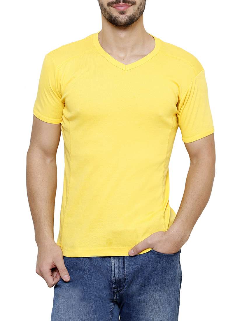 yellow cotton tshirt