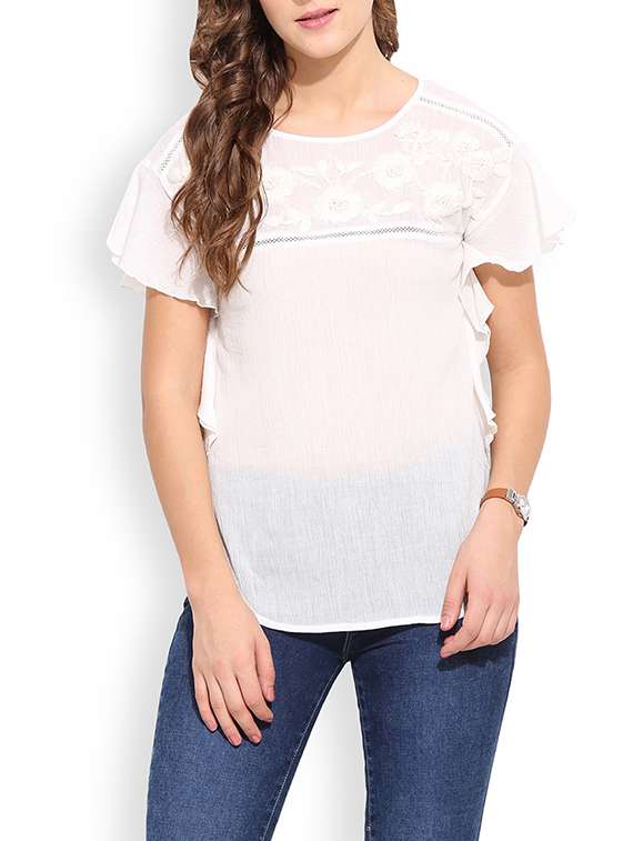 white cotton top