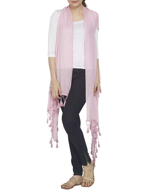 pink viscose shrug - 13011701 -  Standard Image - 0