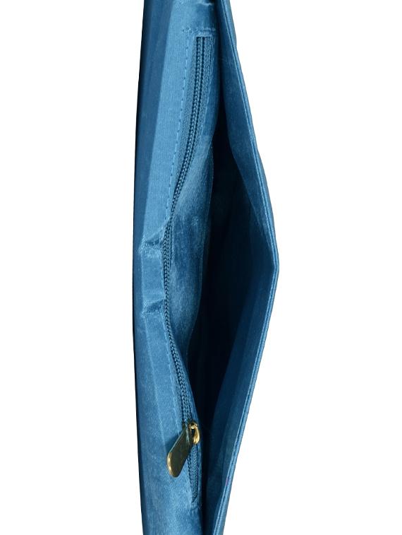 blue silk sling bag - 13023105 - Standard Image - 2