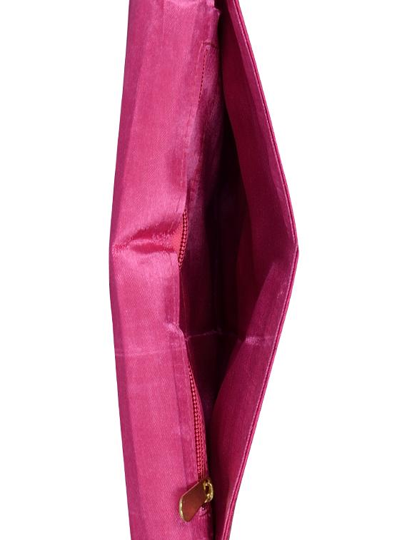 pink silk sling bag - 13023107 - Standard Image - 2