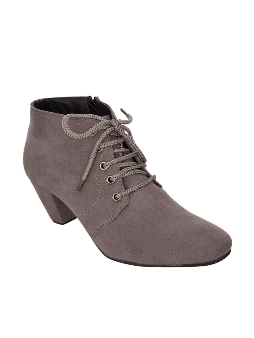 grey ankle  boot