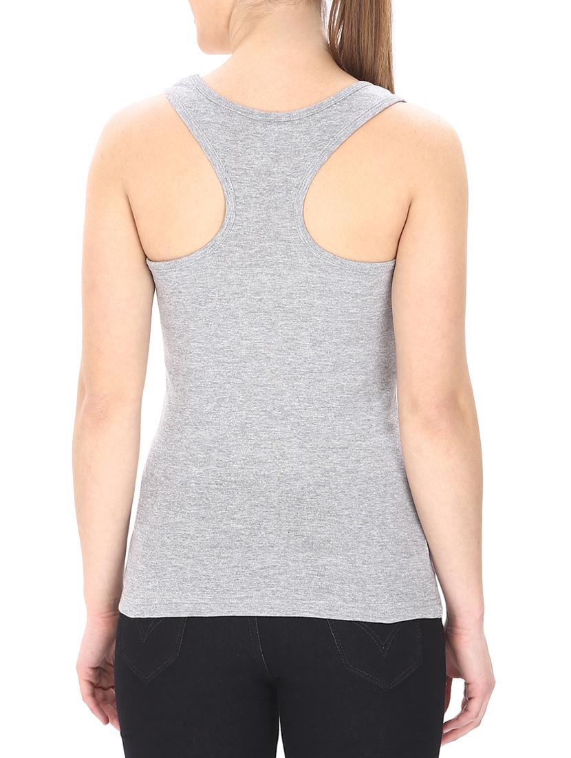 grey racer back tee - 13025669 - Standard Image - 2