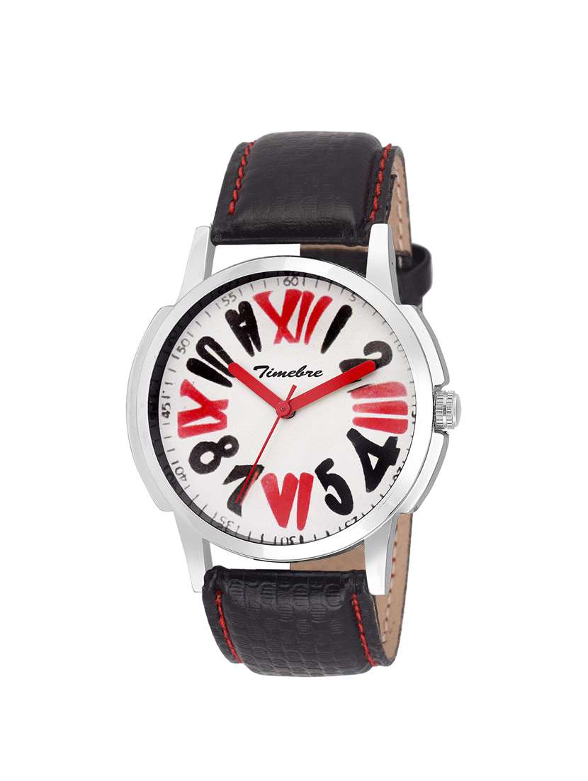 timebre men cherry frosty casual analog watch