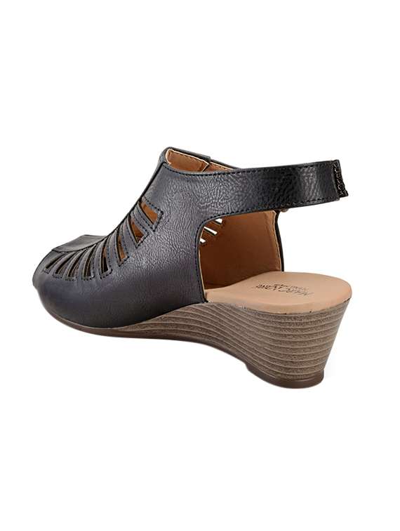 black back strap sandal - 13033686 - Standard Image - 2