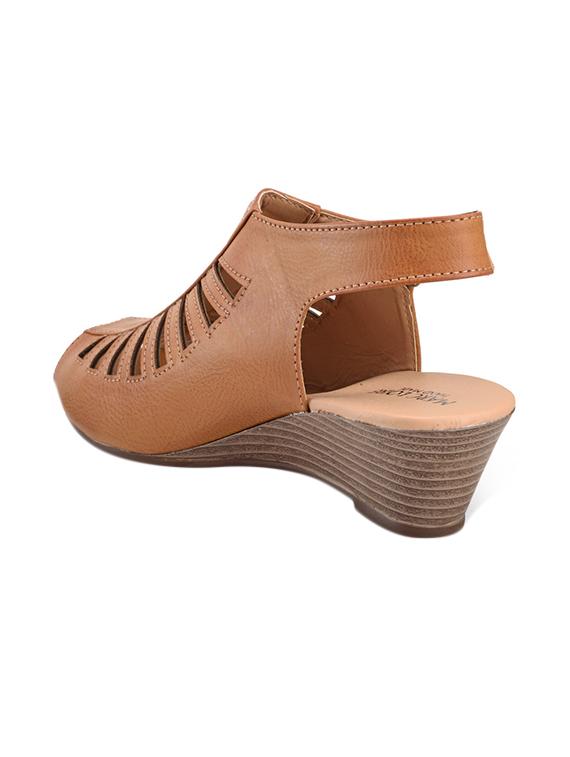 tan ankle strap sandal - 13033708 - Standard Image - 2