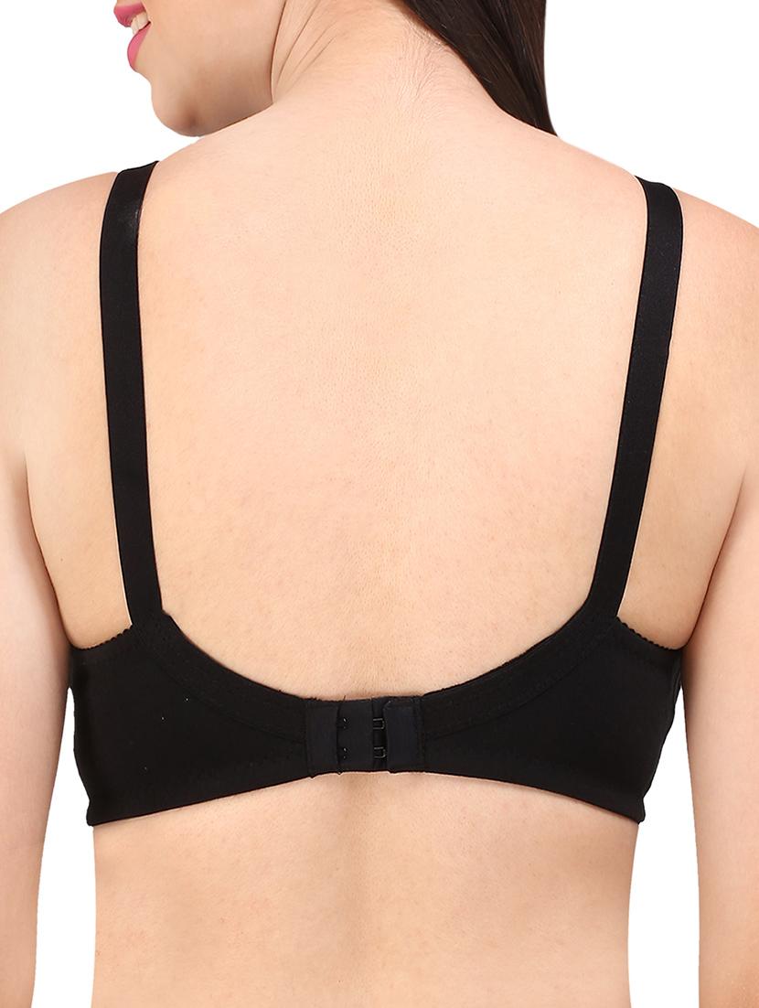 bow patch solid bra - 13046221 - Standard Image - 2