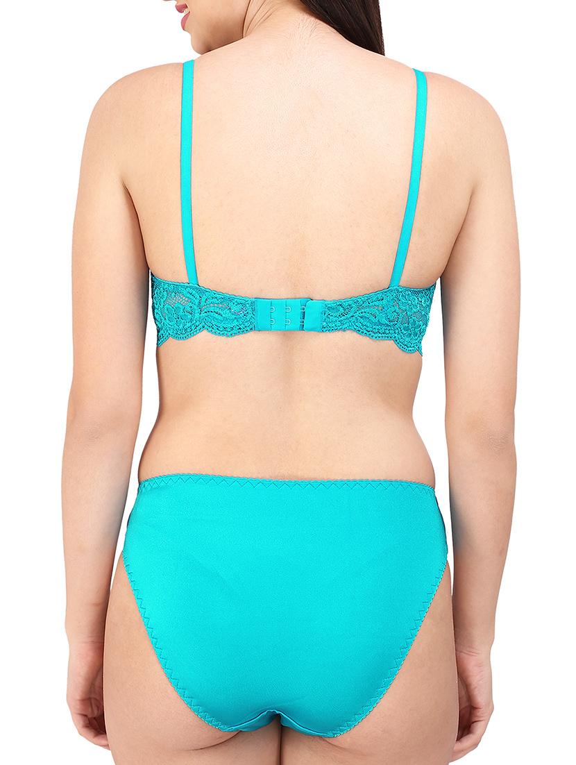 light blue lace bra and panty set - 13046239 - Standard Image - 2