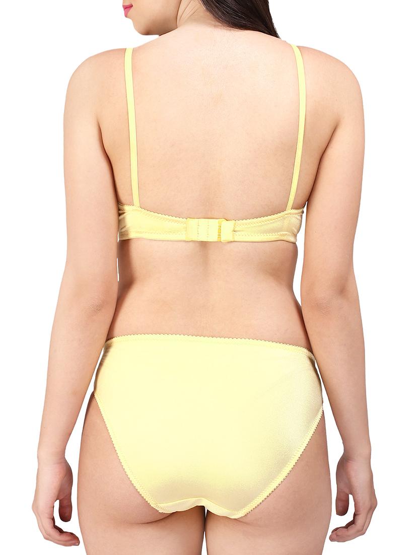 yellow lace bra and panty set - 13046251 - Standard Image - 2