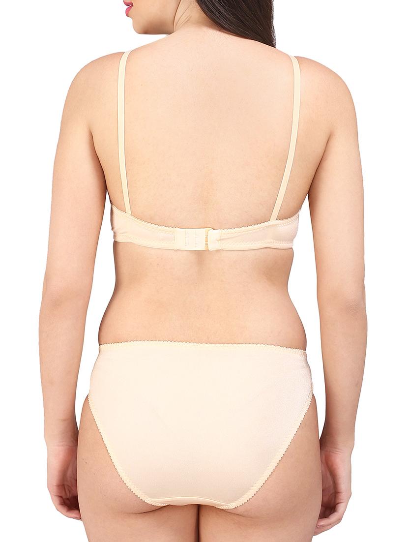 beige lace bra and panty set - 13046253 - Standard Image - 2
