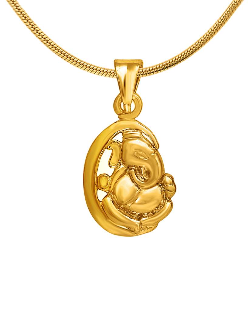 gold brass pendant