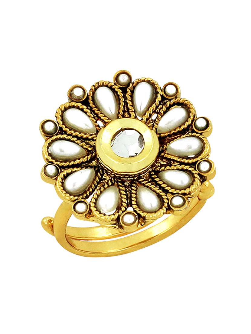 multi colored brass ring