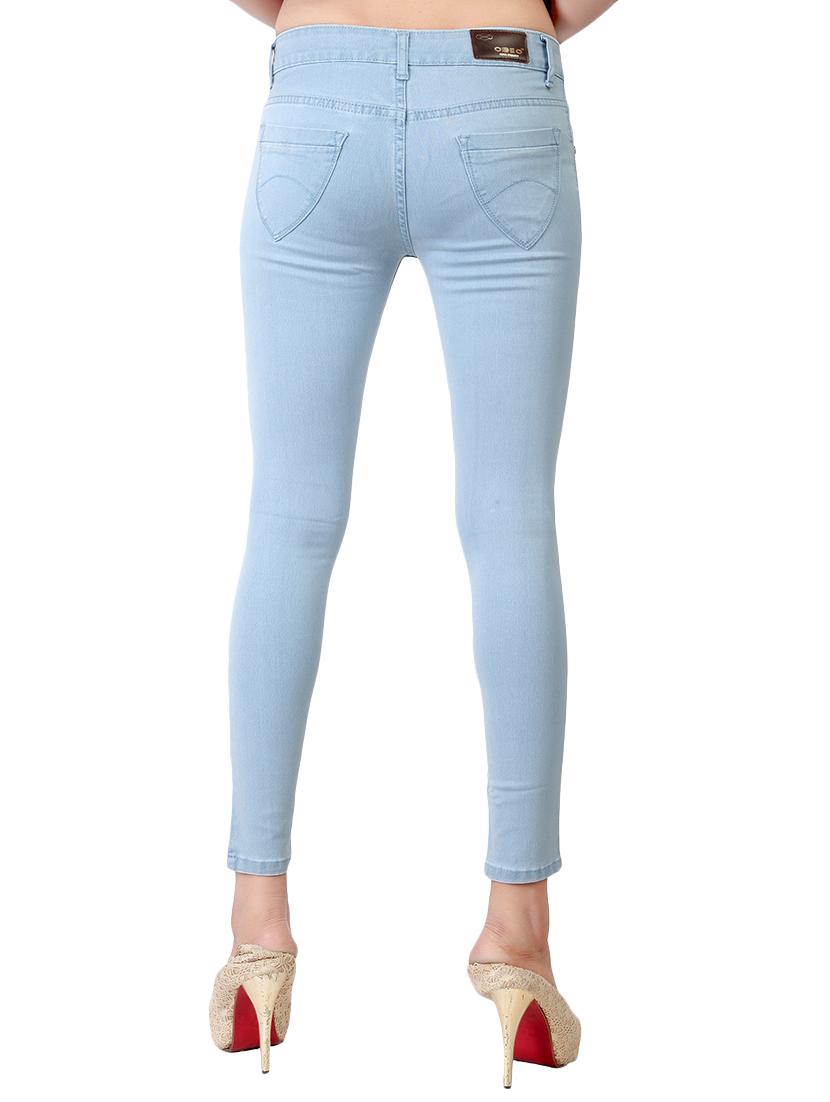 light blue denim skinny jeans - 13054827 - Standard Image - 2