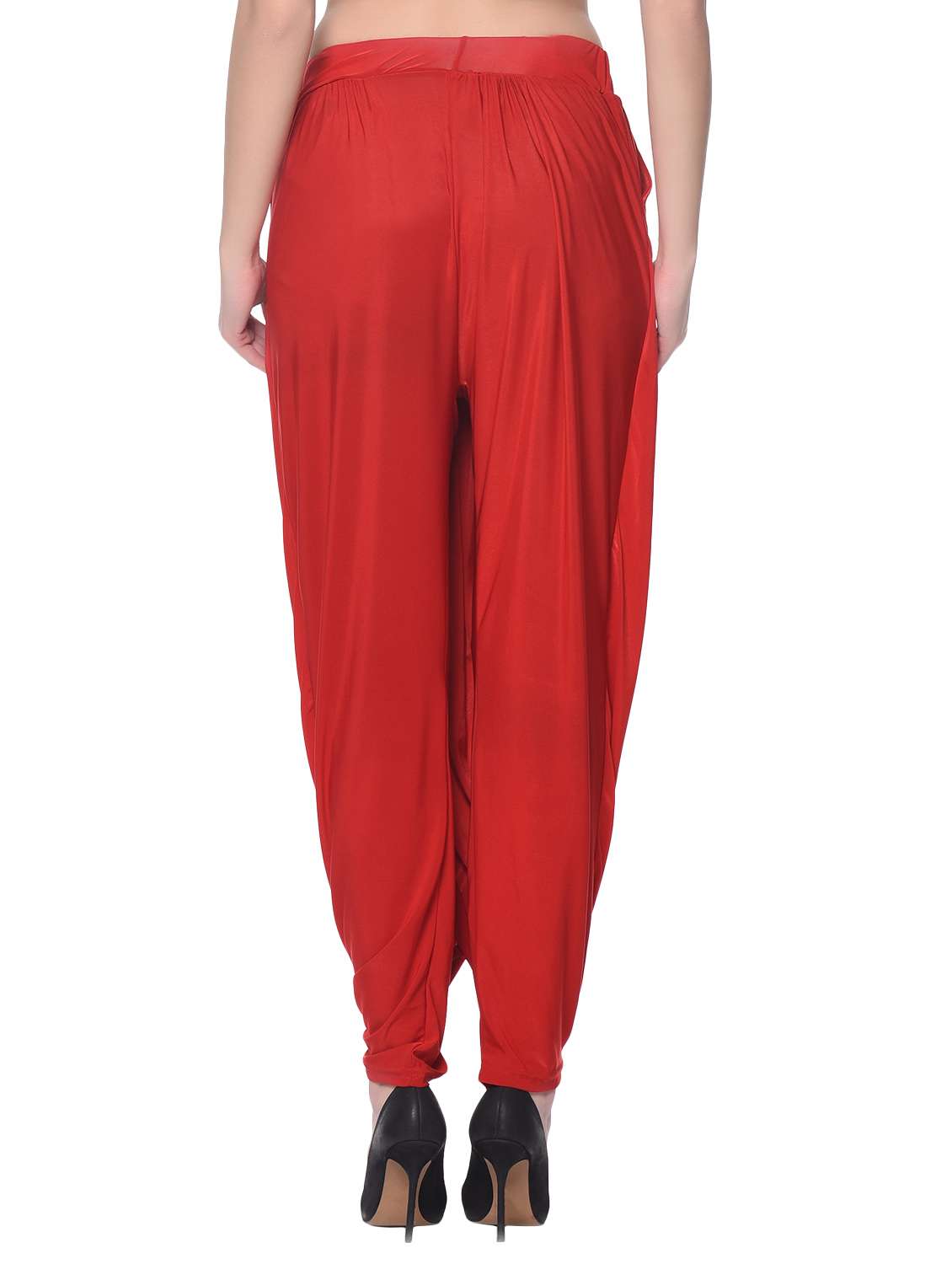 red polyester regular salwars - 13054830 -  Standard Image - 2
