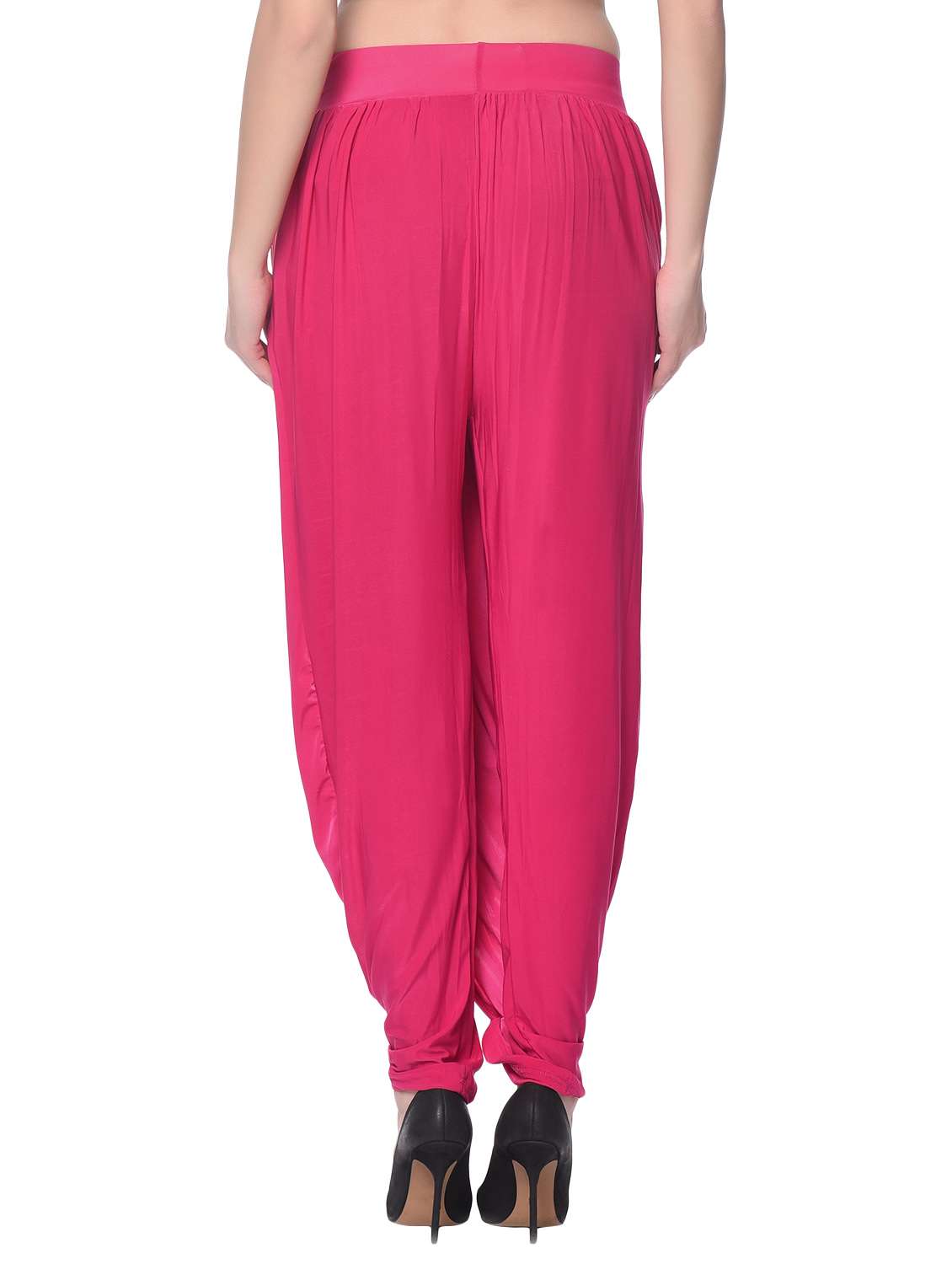 pink polyester regular salwars - 13054833 -  Standard Image - 2